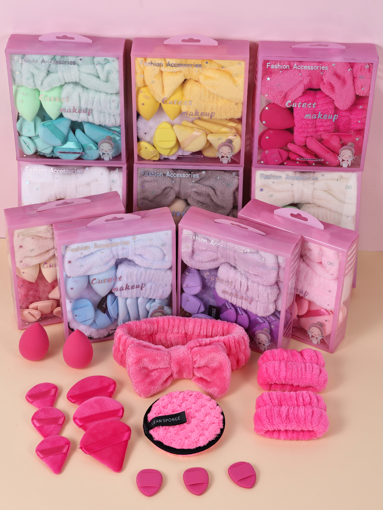Hair Care Gift Set - 15pcs Women Wash Face Spa Hair
