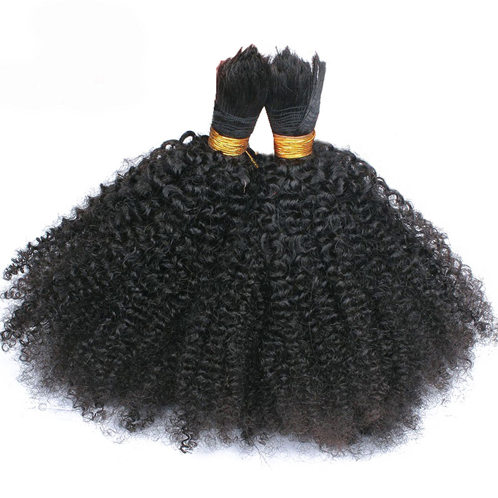 Hair Care Indian - Cuticle aligned Afro kinky Curly Bulk