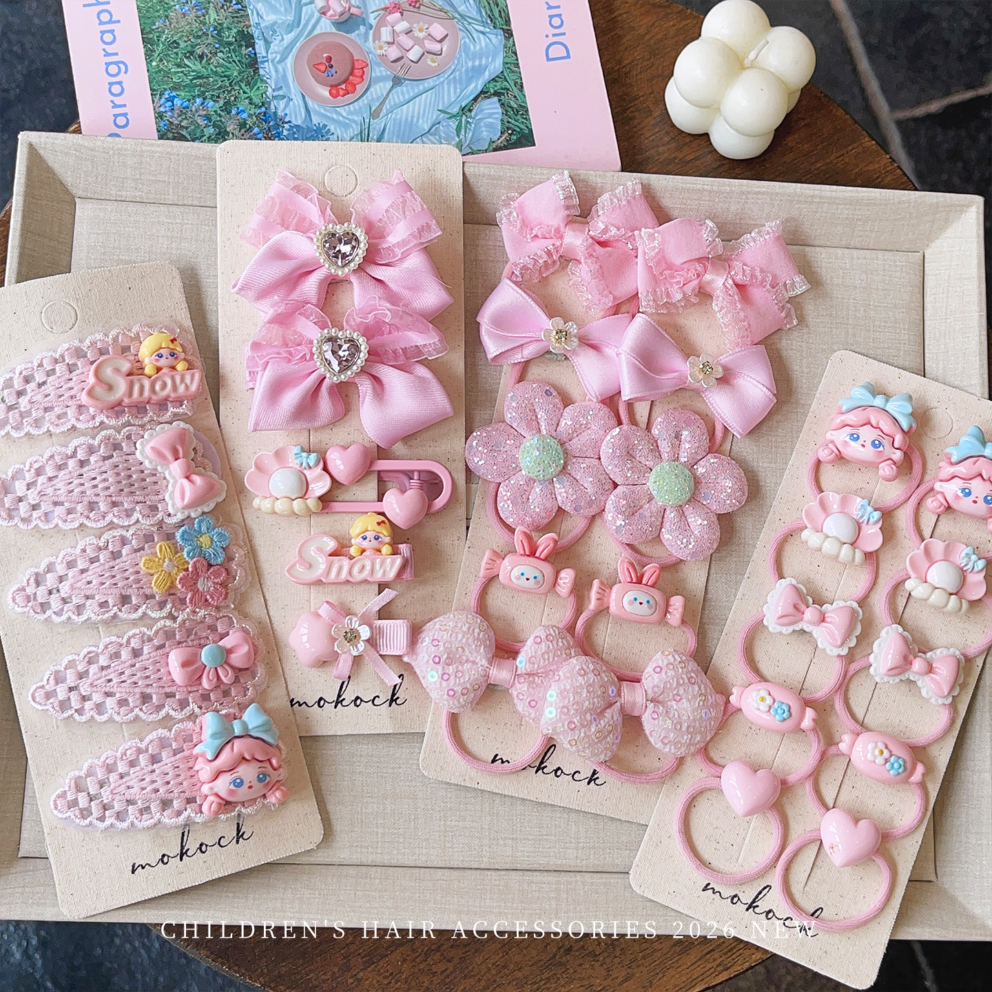 Hair Care Gift Set - 2026 New Fashion Pink Princess Bow