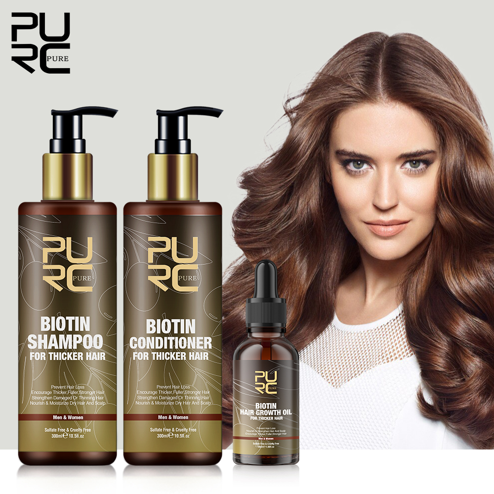 Keratin Treatment Set - PURC Fast Hair Growth Products for