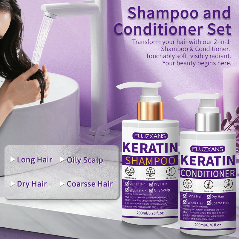 Keratin Shampoo and Conditione - Keratin Treatment Set avis et prix