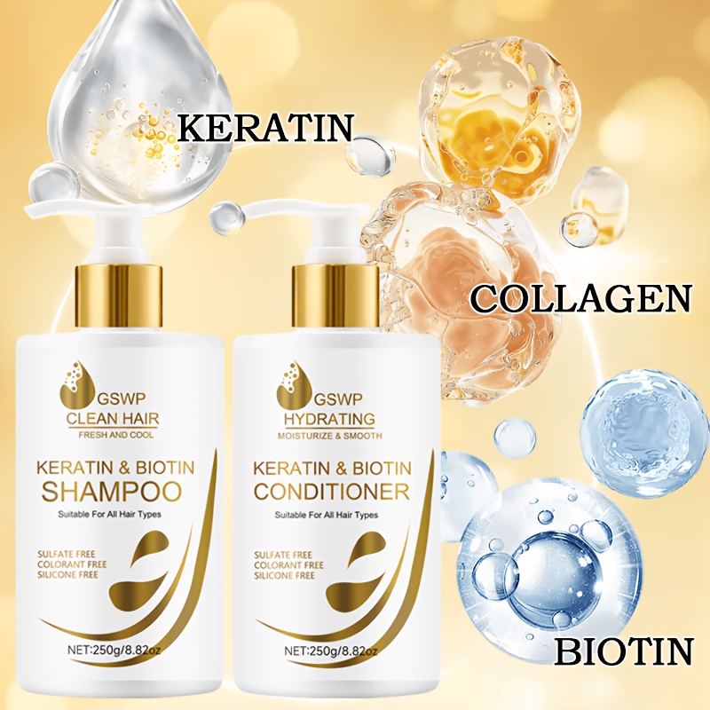 GSWP Keratin Biotin Shampoo &  - Keratin Treatment Set avis et prix