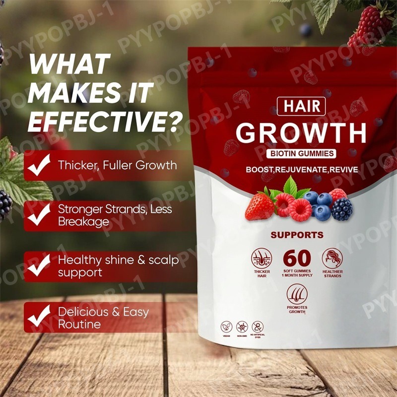 Women Hair Growth Vitamin Gumm - Hair Care Gummies avis et prix