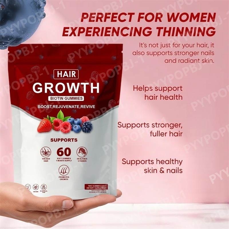 Women Hair Growth Vitamin Gumm - Hair Care Gummies avis et prix