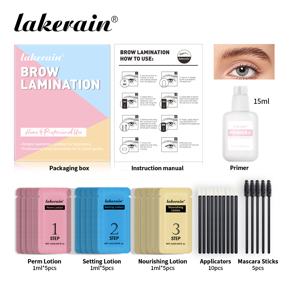 New Professional Brow Perm Set - Keratin Treatment Set avis et prix