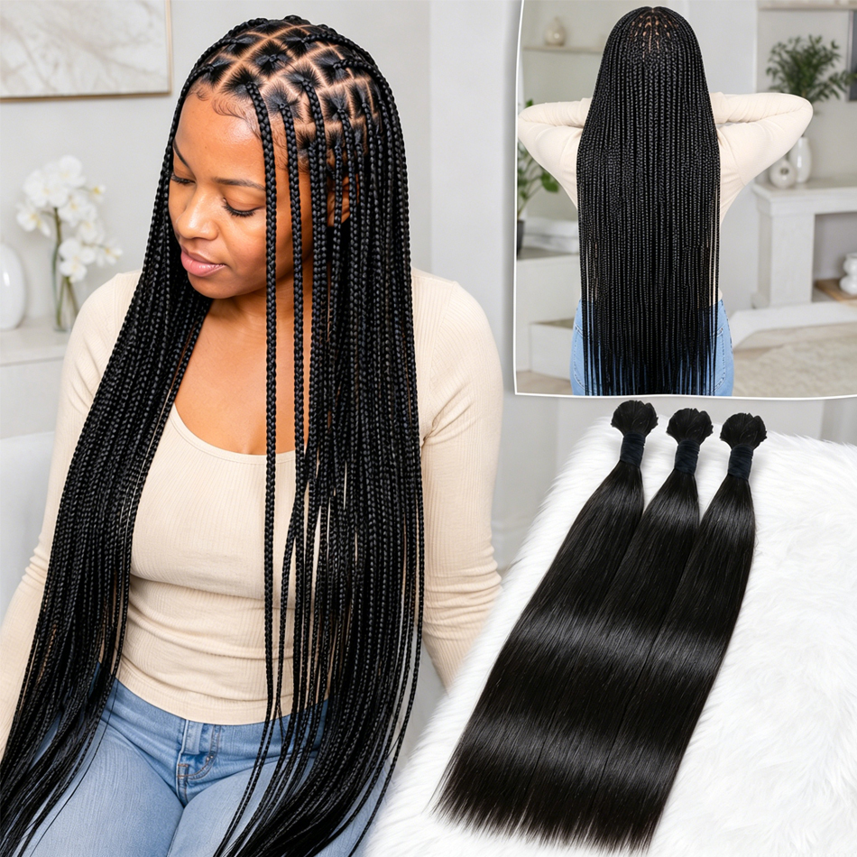 15A Straight Bulk Human Hair f - Hair Care In Salon avis et prix