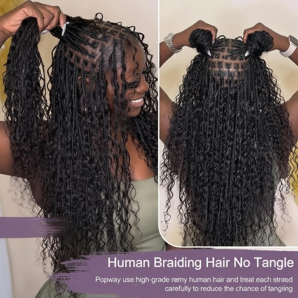 Human Braiding Hair For Boho B - Hair Care Indian avis et prix