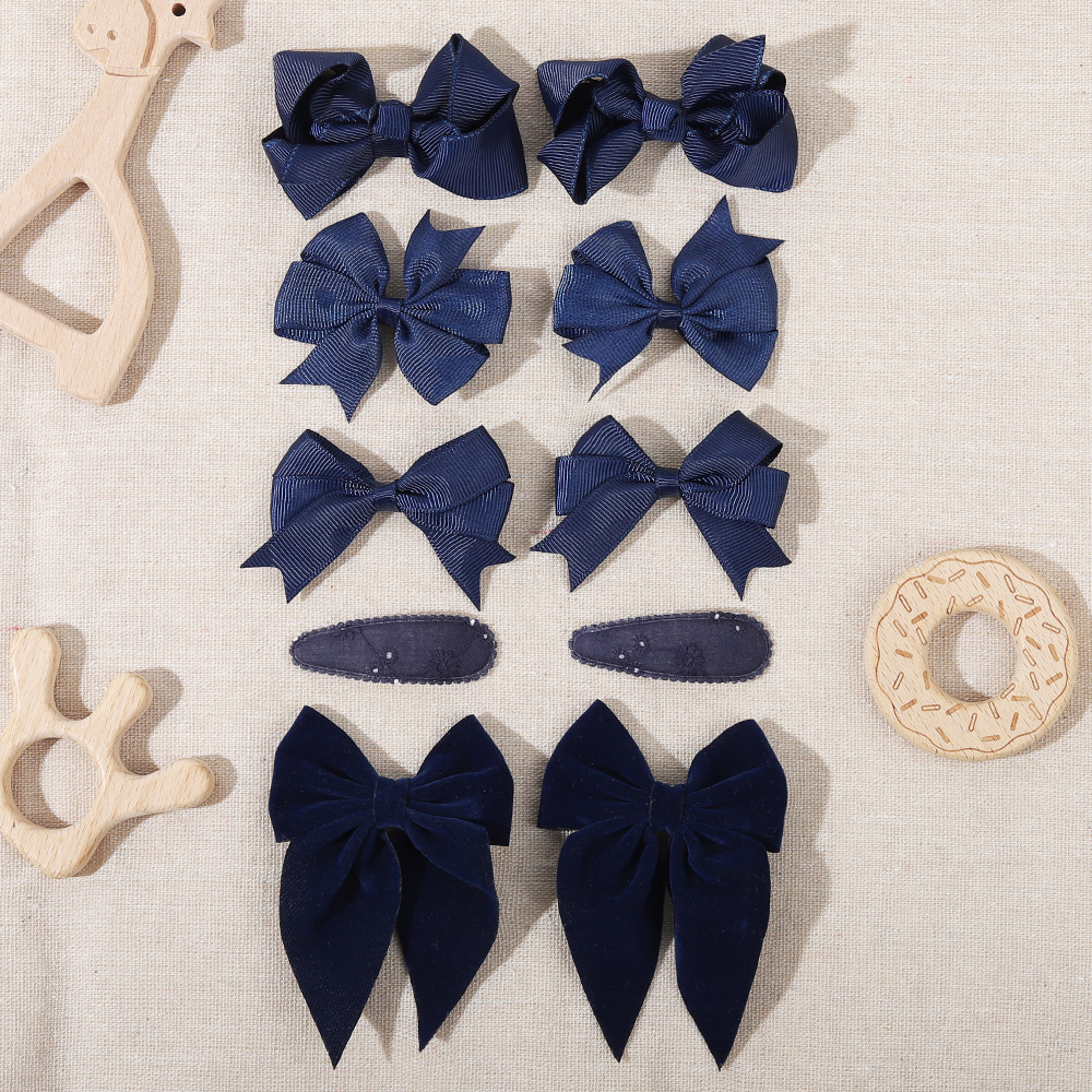 10Pcs/set Bows Hair Clip Set f - Hair Care Gift Set avis et prix
