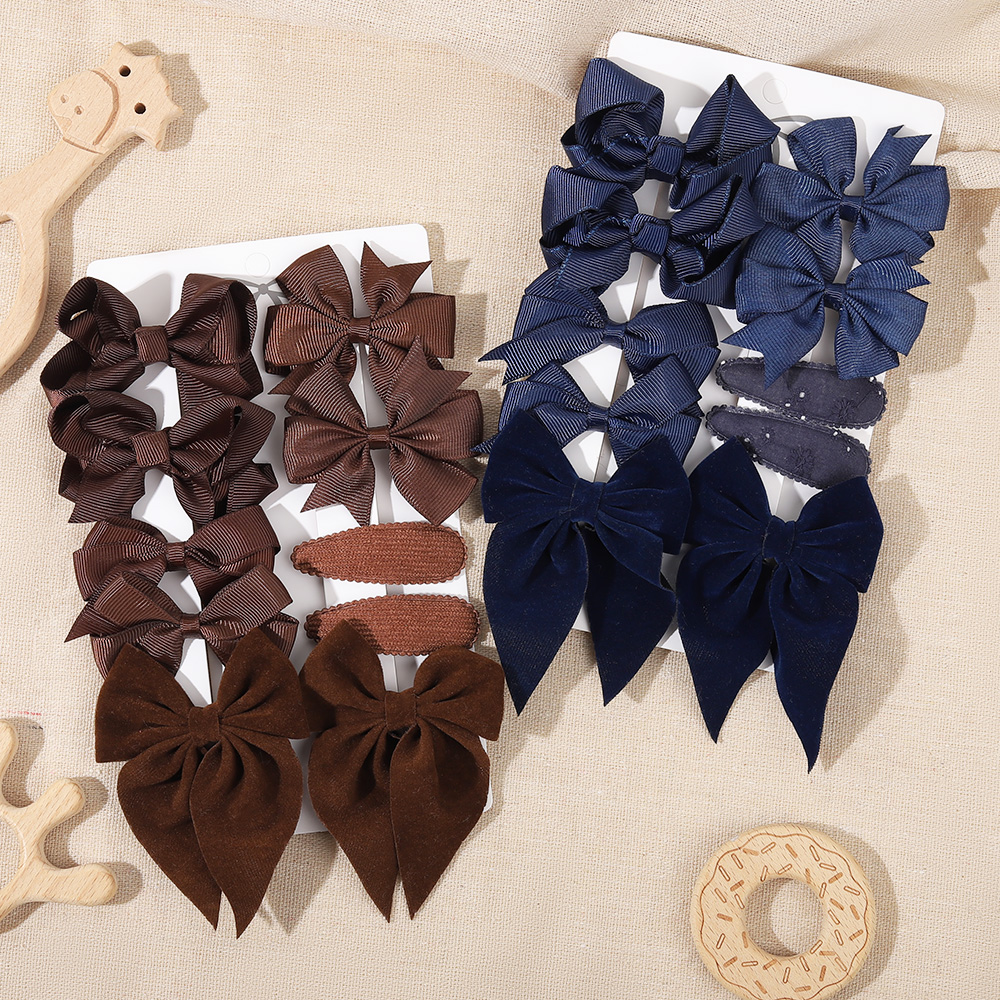 10Pcs/set Bows Hair Clip Set f - Hair Care Gift Set avis et prix