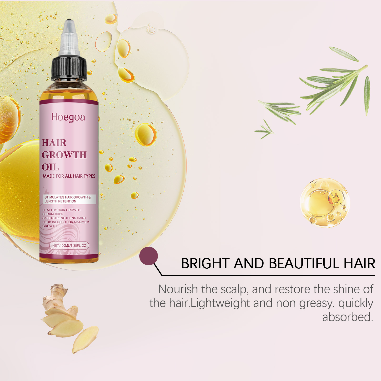 Hair Growth Oil Repair Split E - Hair Care For Dry And Frizzy Hair avis et prix