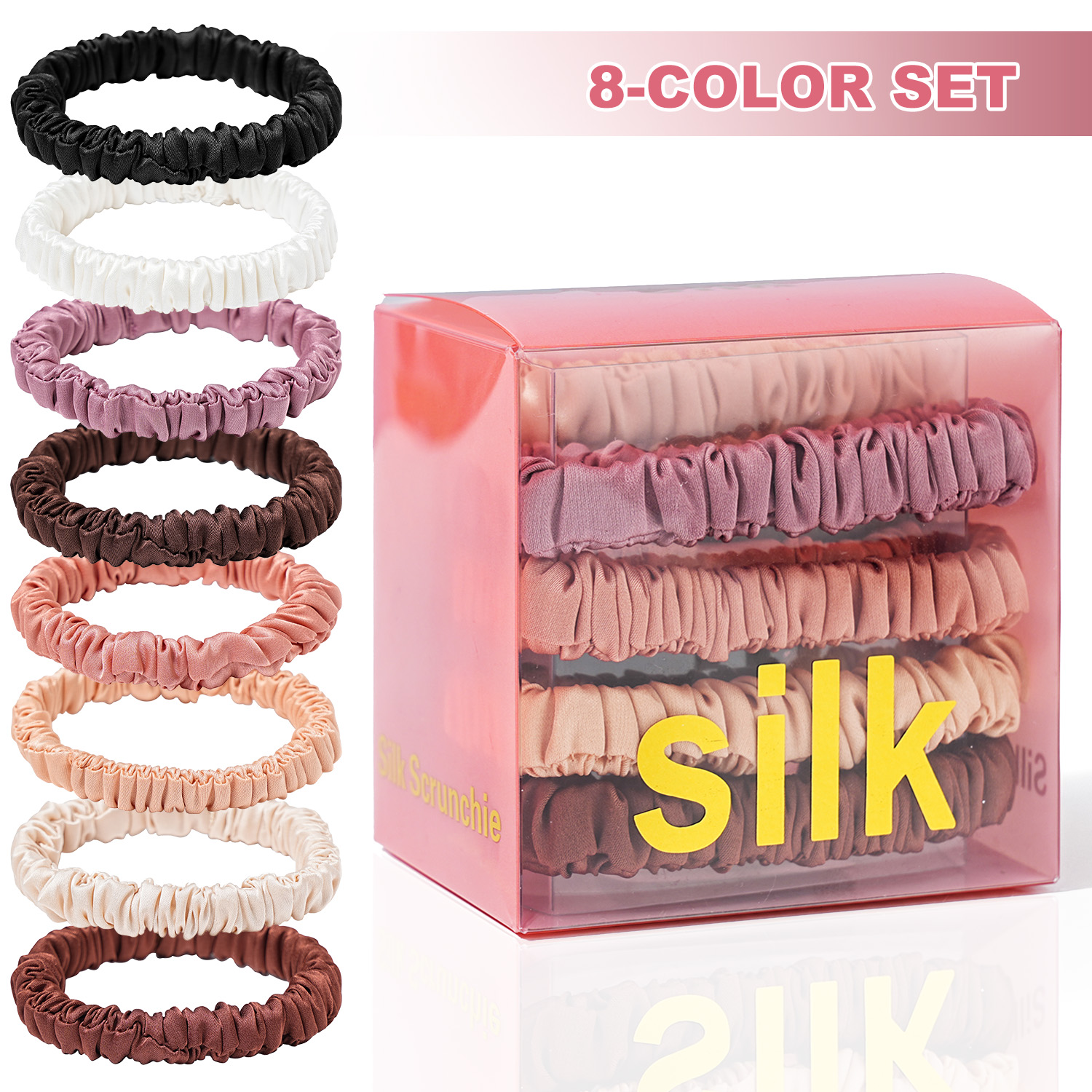 8PCS/Set 100% Pure Mulberry Si - Hair Care Gift Set avis et prix