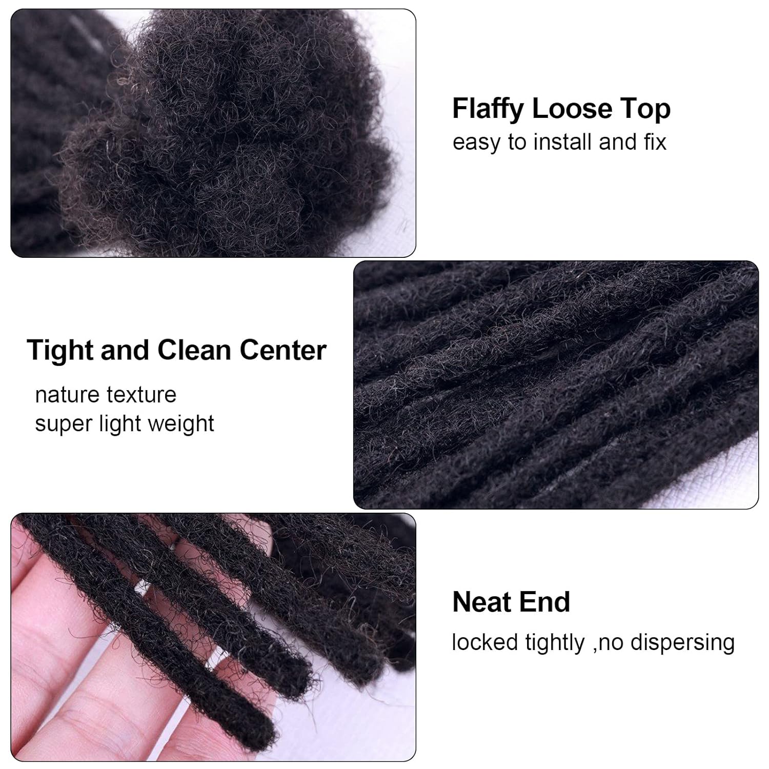 Dreadlock Human Hair Extension - Hair Care Indian avis et prix