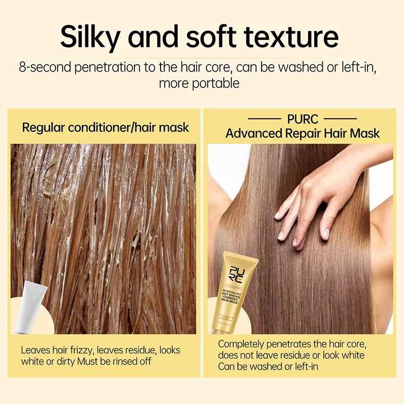 PURC Hair Mask Set 8 Seconds I - Keratin Treatment Set avis et prix