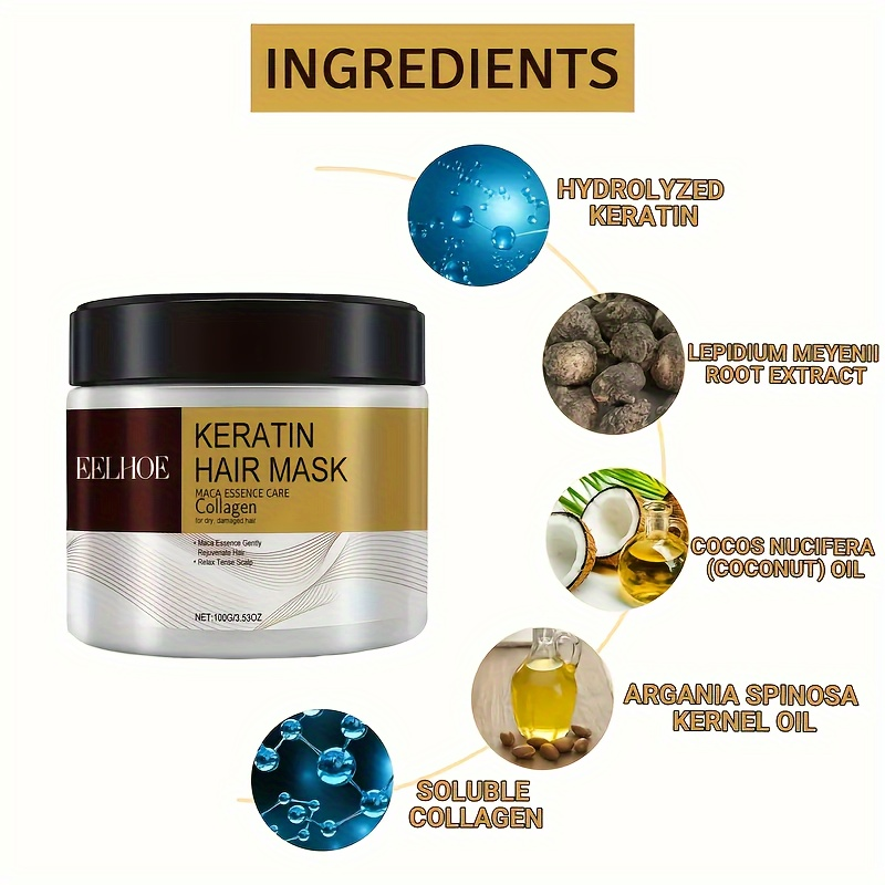 Two pack collagen hair mask, h - Hair Care Gummies avis et prix