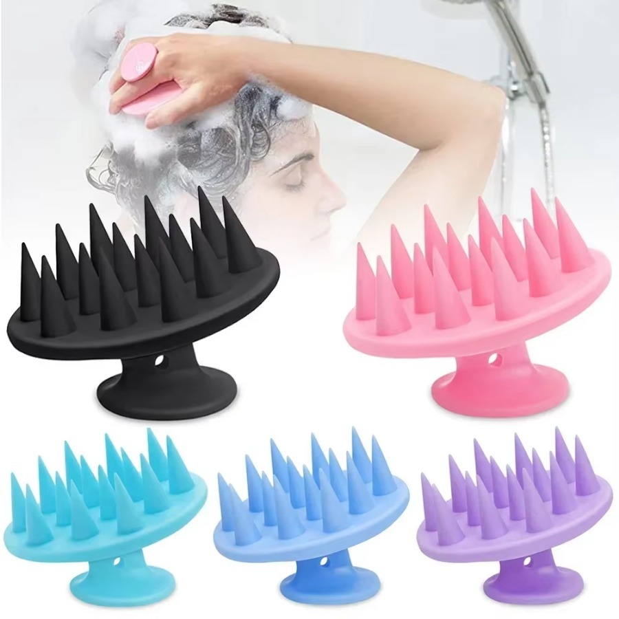 1pcs Silicone Hair Massage Bru - Hair Care In Salon avis et prix