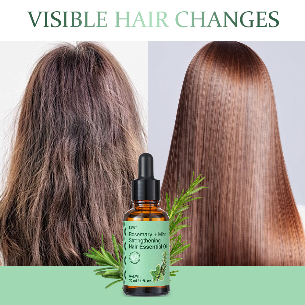Rosemary & Mint Hair Oil - Str - Hair Care For Dry And Frizzy Hair avis et prix