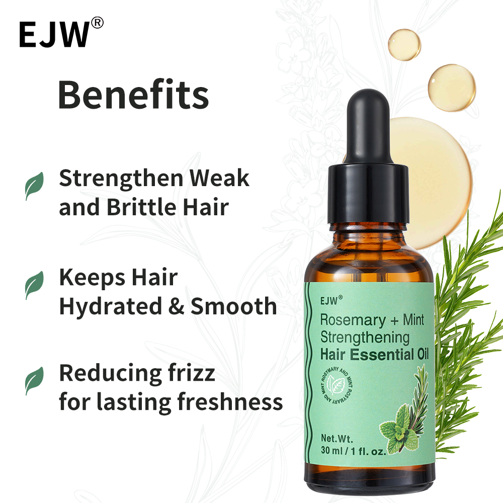 Rosemary & Mint Hair Oil - Str - Hair Care For Dry And Frizzy Hair avis et prix