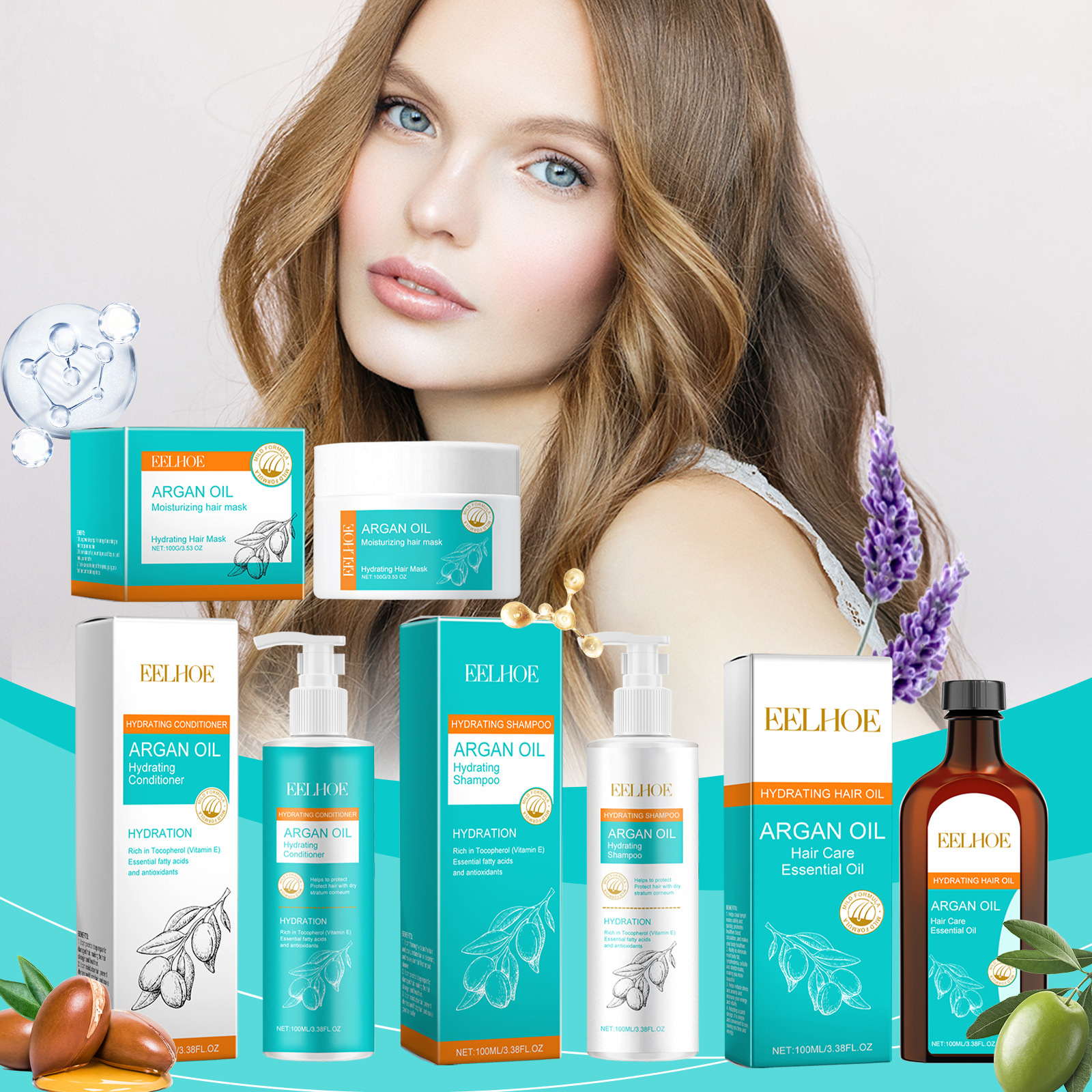 EELHOE Moroccan Argan Oil Kera - Keratin Treatment Set avis et prix