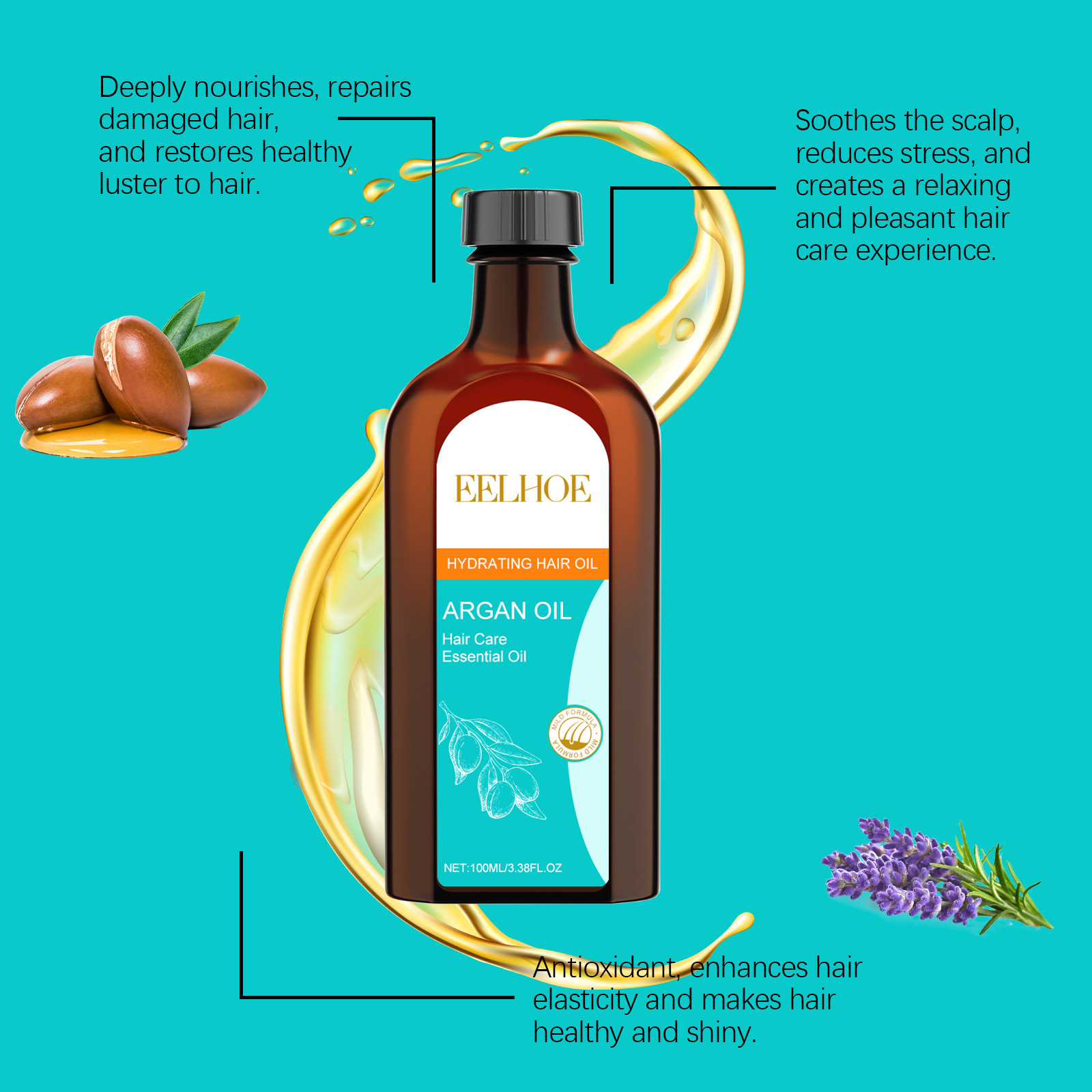 EELHOE Moroccan Argan Oil Kera - Keratin Treatment Set avis et prix