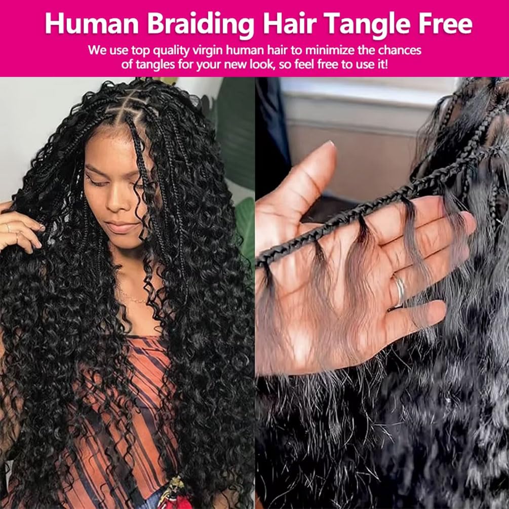 14A Human Braiding Hair for Bo - Hair Care Indian avis et prix
