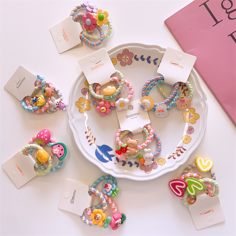 3pcs/set Kids Kawaii Flower Fr - Hair Care Gift Set avis et prix