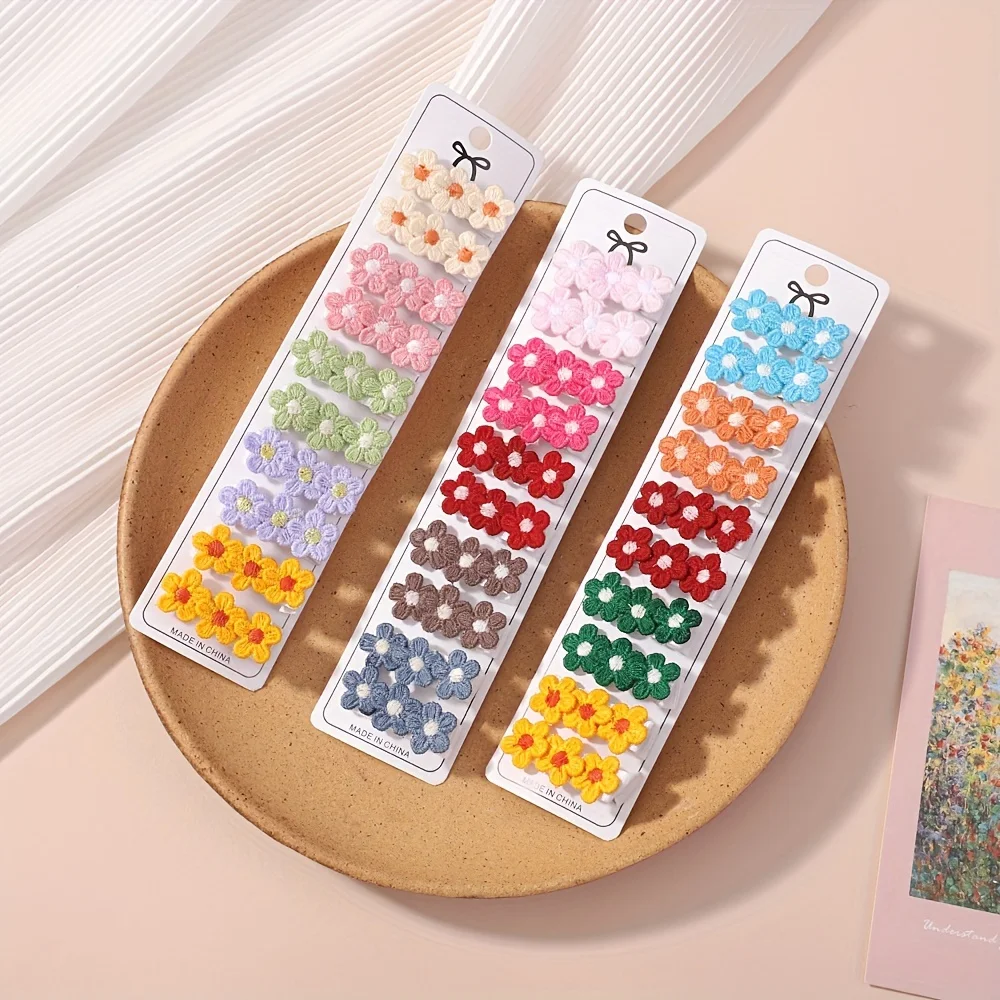 10Pcs/Set Baby Mini Flower Hai - Hair Care Gift Set avis et prix
