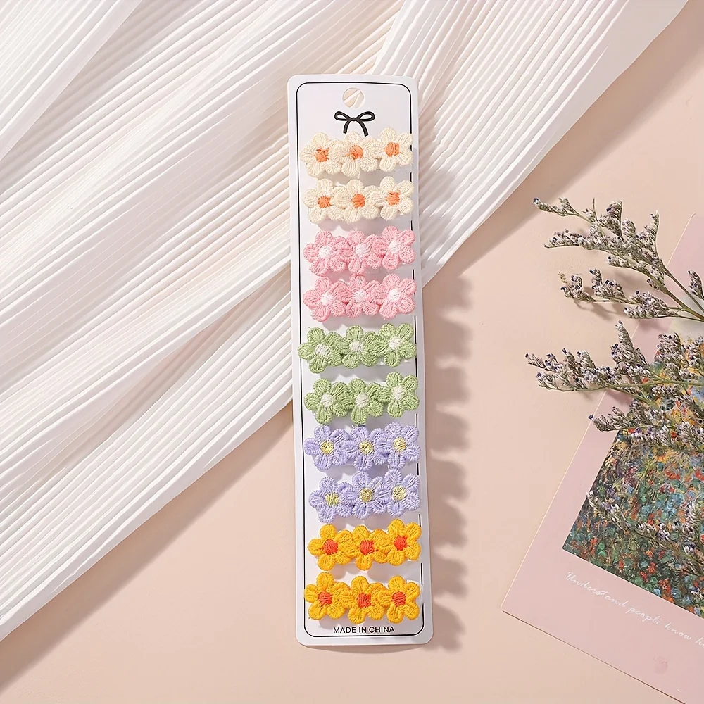10Pcs/Set Baby Mini Flower Hai - Hair Care Gift Set avis et prix