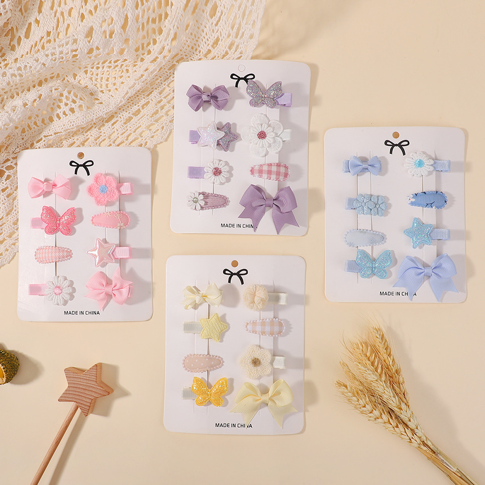 8Pcs/Set Girls Barrette Haircl - Hair Care Gift Set avis et prix