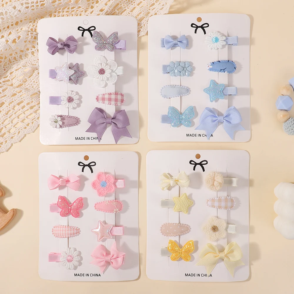 8Pcs/Set Girls Barrette Haircl - Hair Care Gift Set avis et prix
