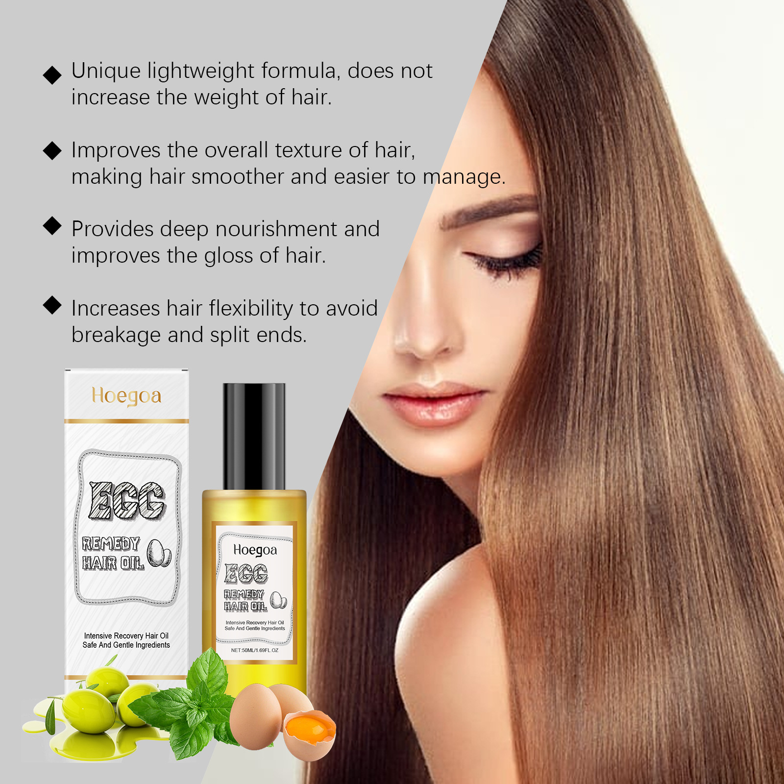 Egg Remedy Hair Oil Restore So - Hair Care For Dry And Frizzy Hair avis et prix