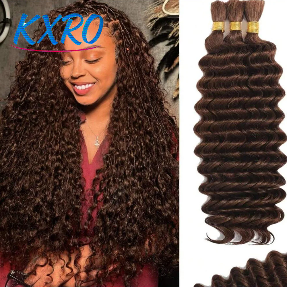 Chocolate Brown Deep Wave Bulk - Hair Care Indian avis et prix