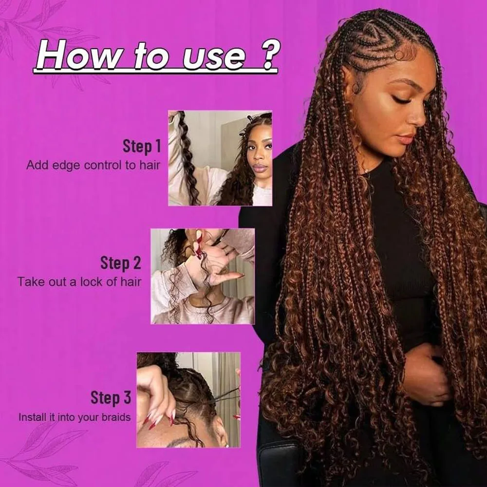 Chocolate Brown Deep Wave Bulk - Hair Care Indian avis et prix