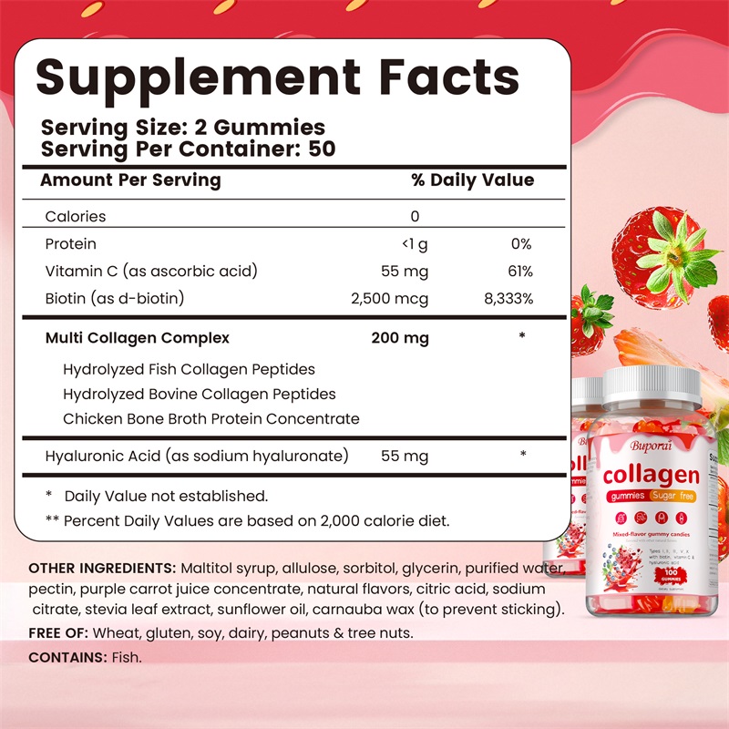 Multi Collagen Gummies - with  - Hair Care Gummies avis et prix