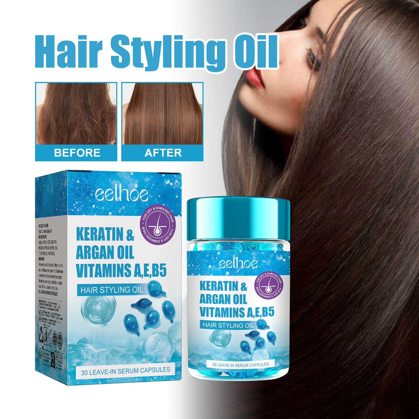 Magic Hair Vitamin Capsule Ker - Hair Care For Dry And Frizzy Hair avis et prix