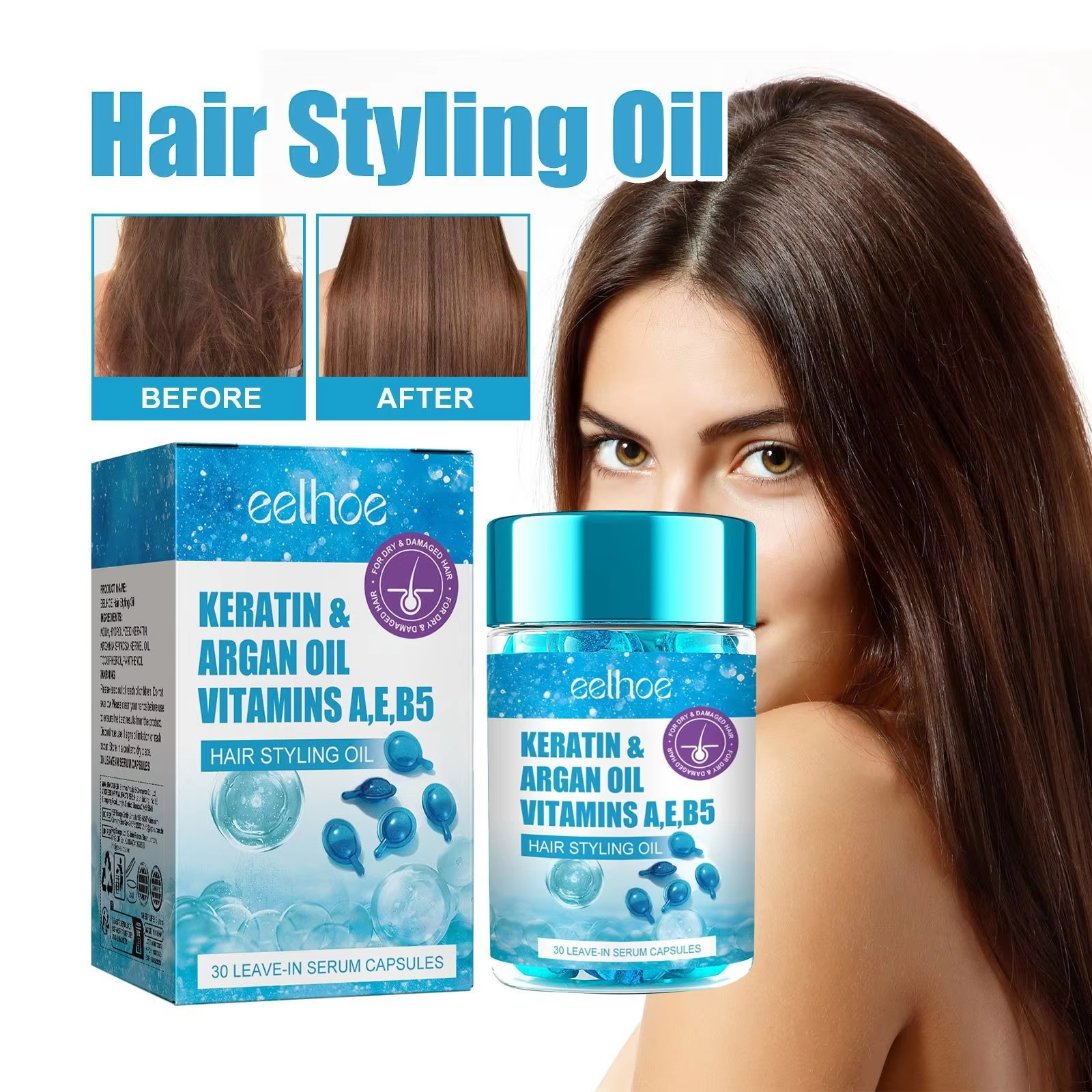 Magic Hair Vitamin Capsule Ker - Hair Care For Dry And Frizzy Hair avis et prix