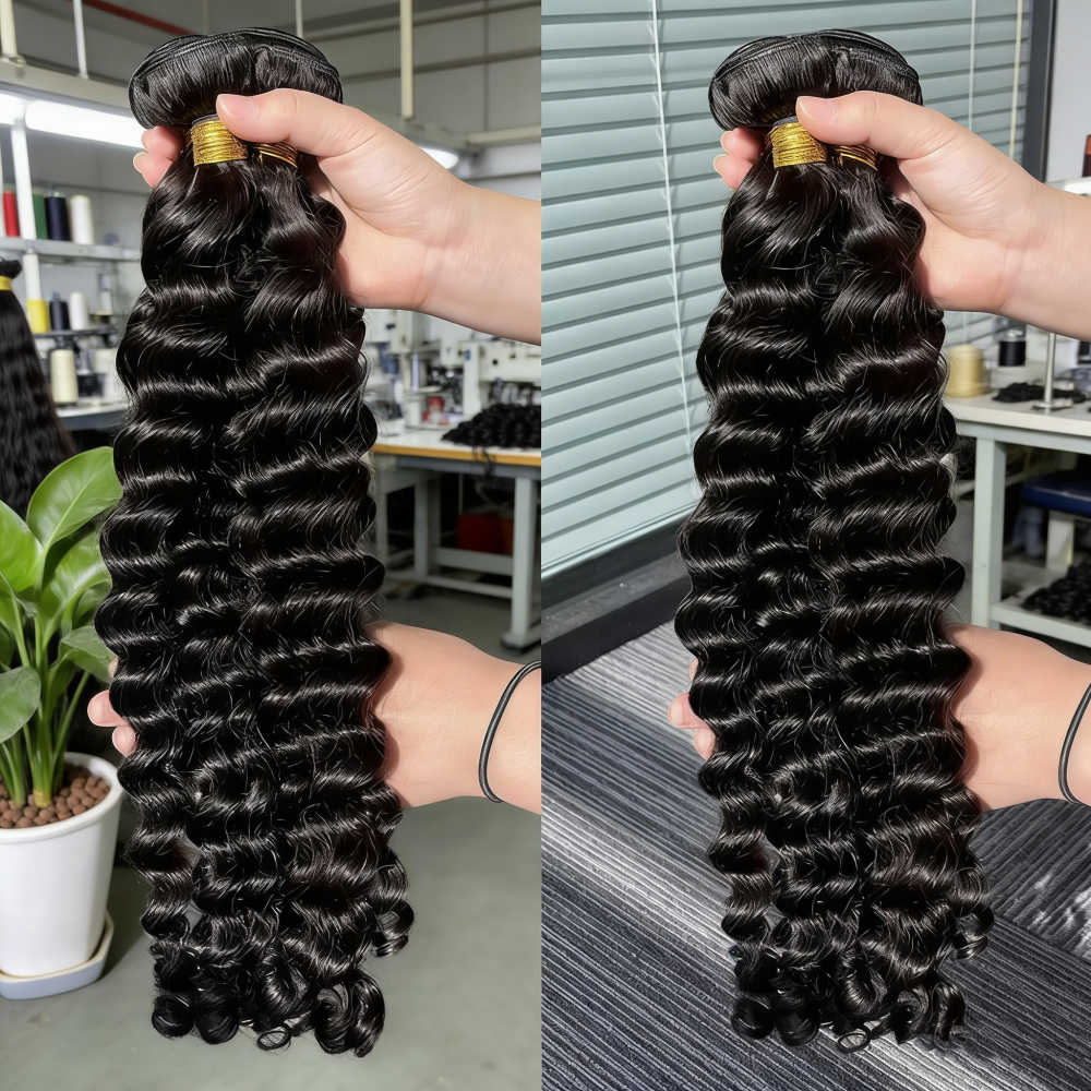 Brazilian Curly Human Hair Wea - Hair Care Indian avis et prix