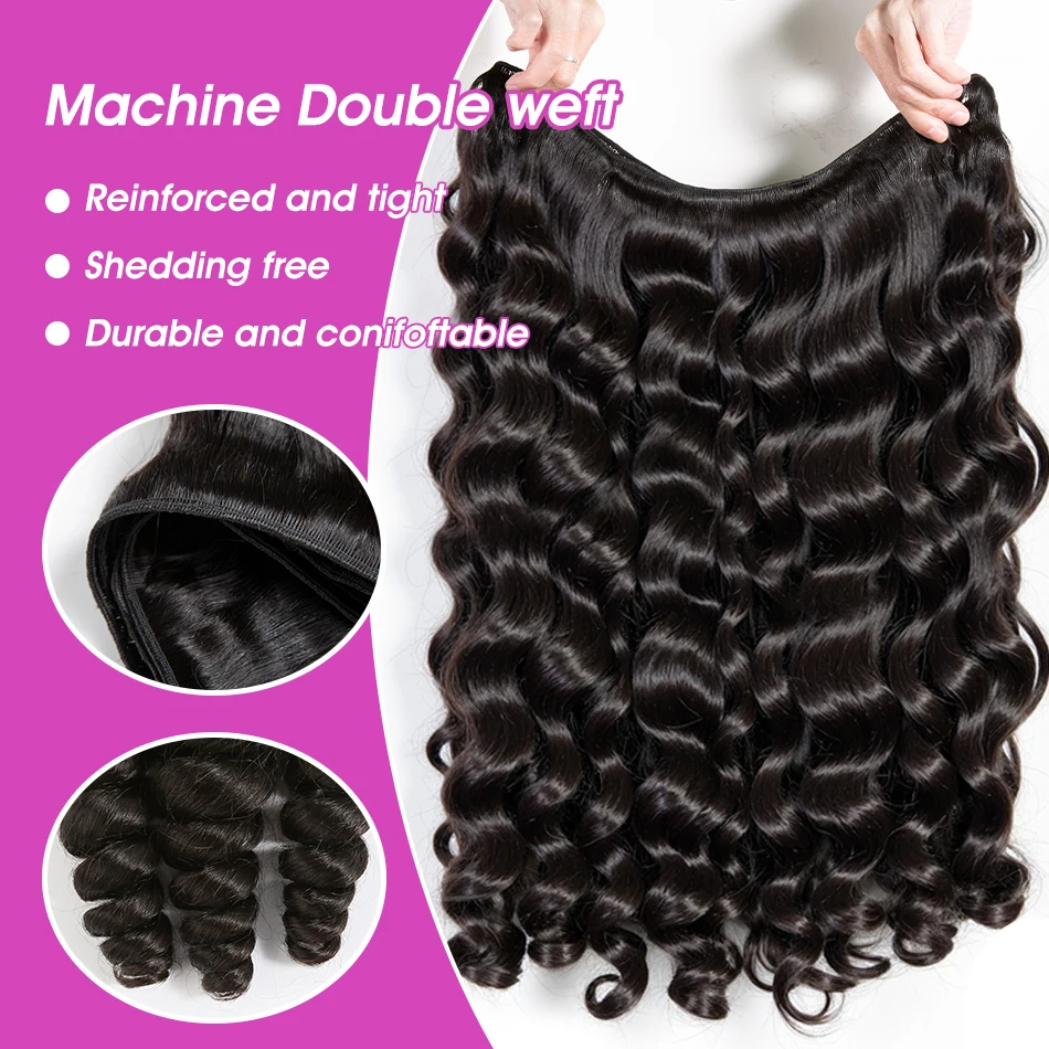 Brazilian Curly Human Hair Wea - Hair Care Indian avis et prix