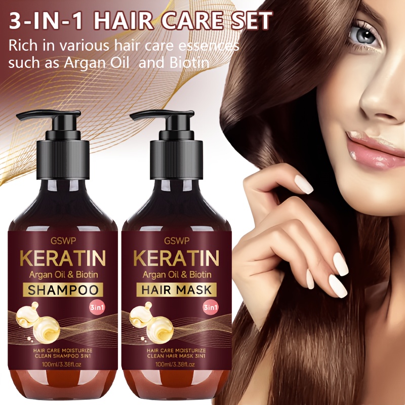 GSWP 3 in1 Keratin Argan Oil & - Keratin Treatment Set avis et prix