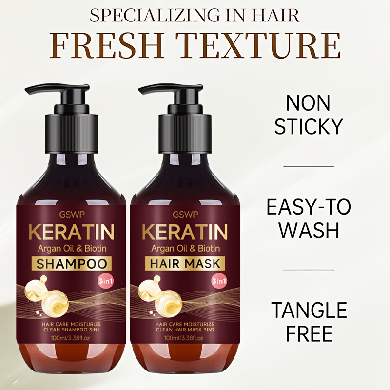 GSWP 3 in1 Keratin Argan Oil & - Keratin Treatment Set avis et prix