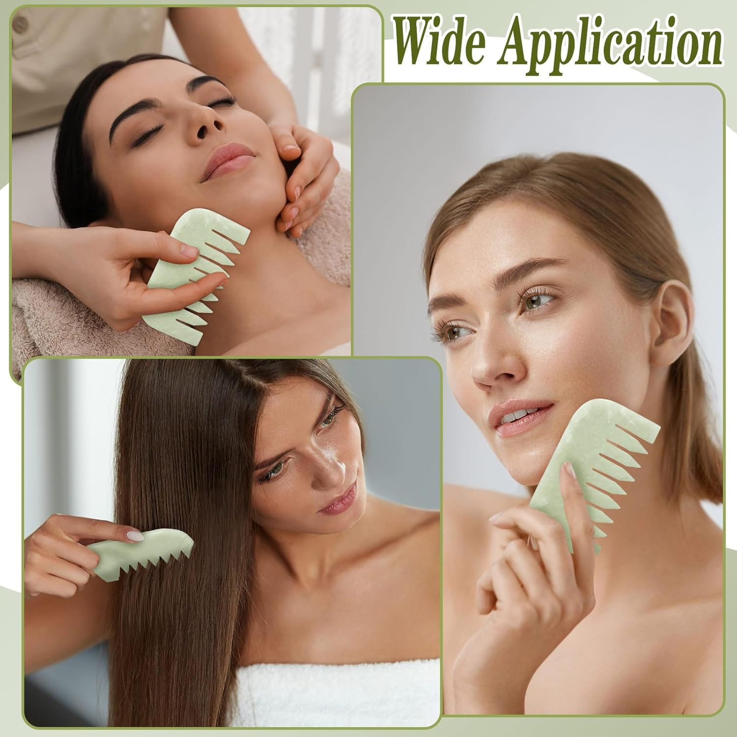 Jade Head Comb Massager Hair C - Hair Care In Salon avis et prix