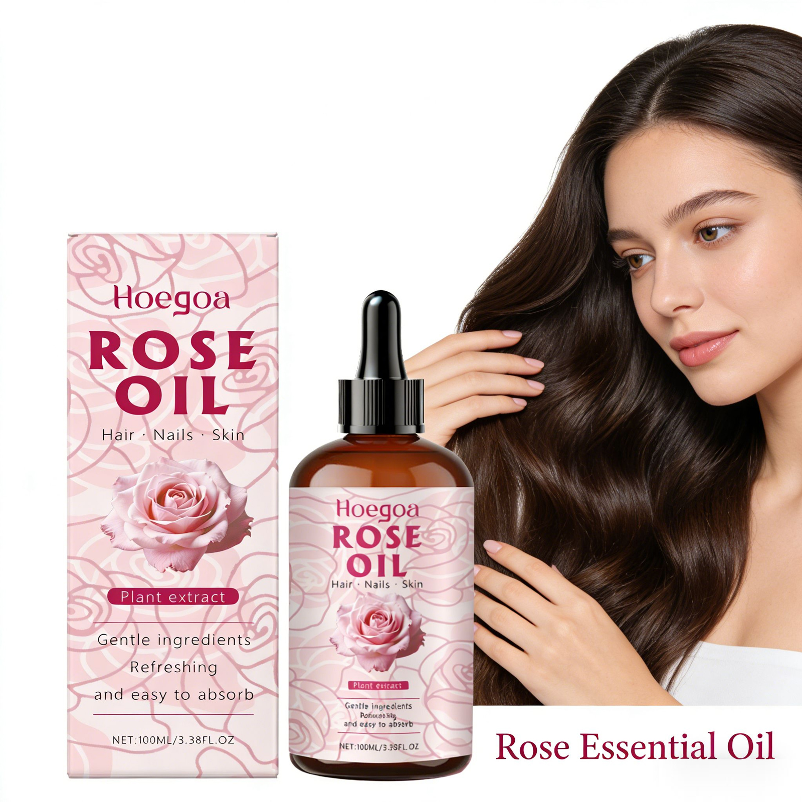 Rose Essential Oil for Hair Fr - Hair Care For Dry And Frizzy Hair avis et prix