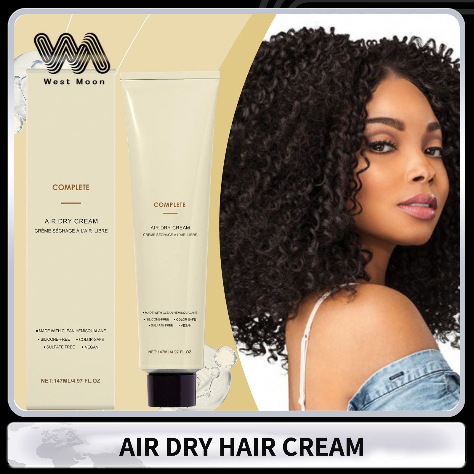 Hair Cream for Curly Hair Smoo - Hair Care For Dry And Frizzy Hair avis et prix