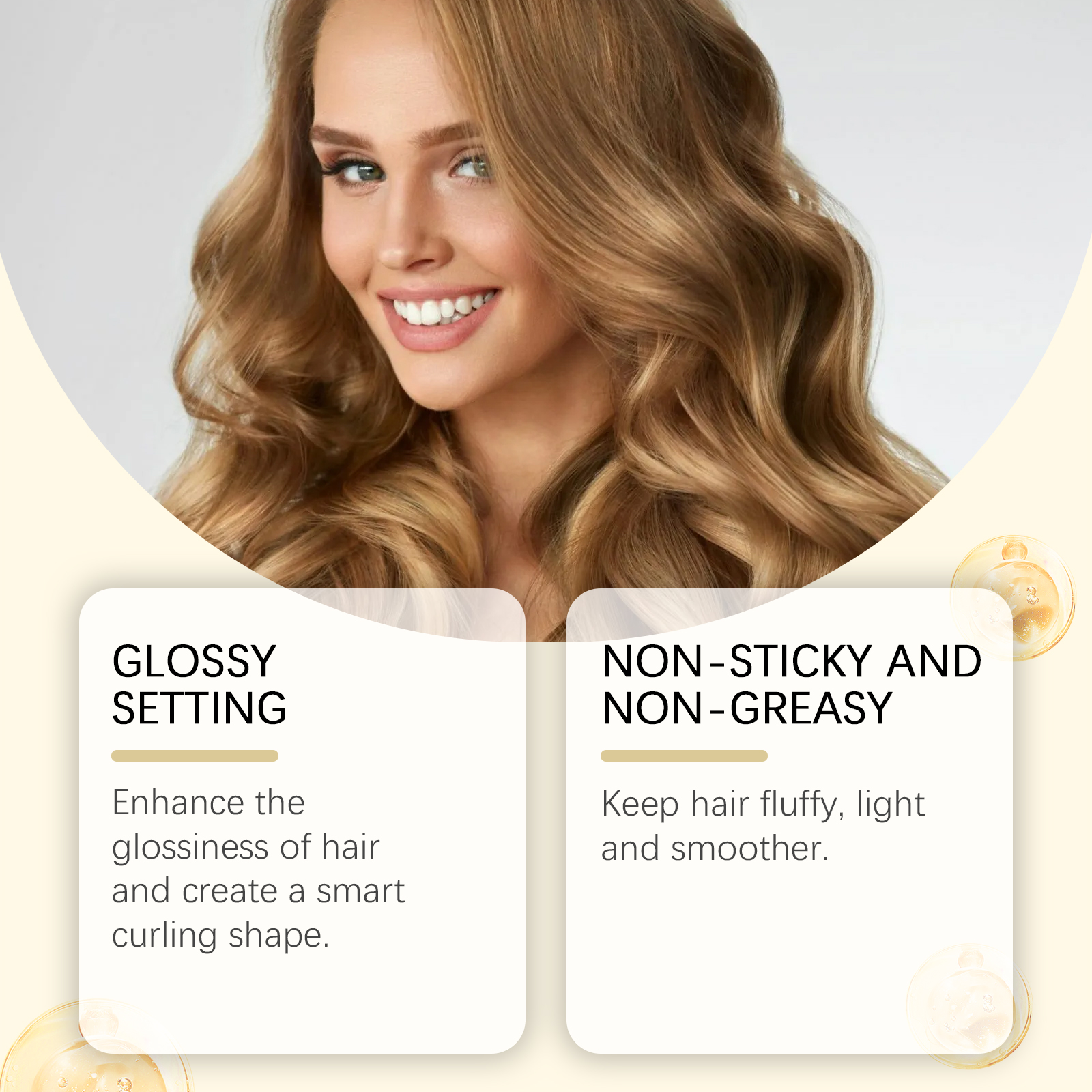 Hair Cream for Curly Hair Smoo - Hair Care For Dry And Frizzy Hair avis et prix