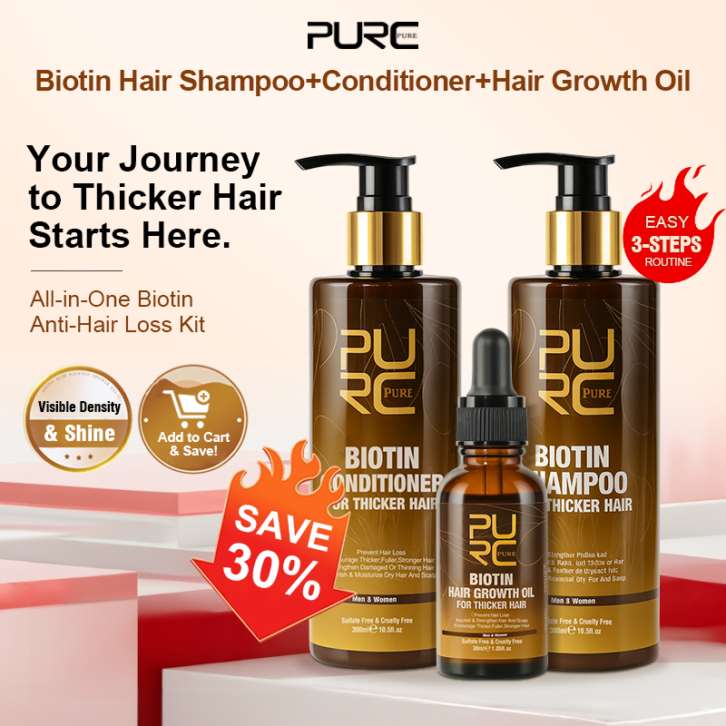PURC Biotin Hair Growth Oil Sh - Keratin Treatment Set avis et prix