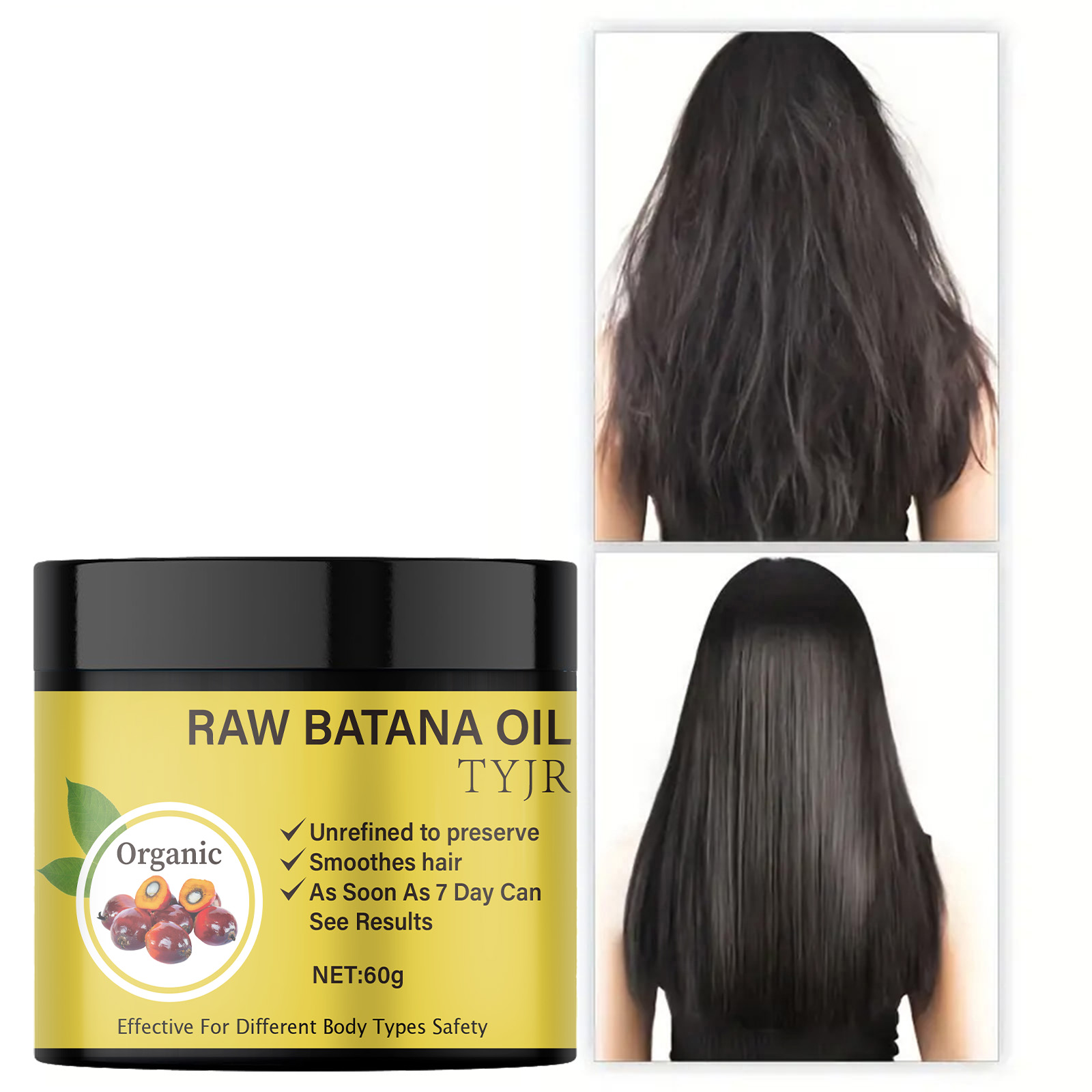 Raw Batana Oil Hair Mask repai - Hair Care For Dry And Frizzy Hair avis et prix