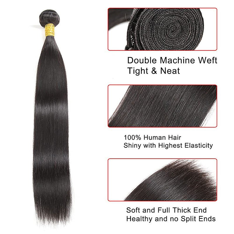 100g/pcs Straight Human Hair B - Hair Care Indian avis et prix