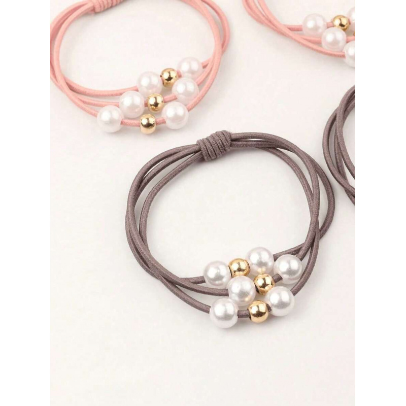 10pcs Cute Faux Pearl Hair Tie - Hair Care Gift Set avis et prix