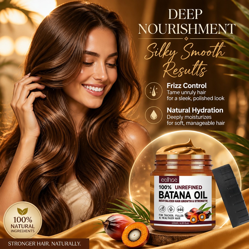 100% Pure Organic Batana Oil C - Hair Care For Dry And Frizzy Hair avis et prix